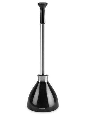 simplehuman® Plunger and Caddy Black S24668BL Uline