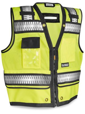 Class 2 DeWalt® Managers' Hi-Vis Safety Vest - Medium S-24709-M - Uline