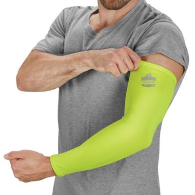 Cooling Arm Sleeves - Lime, XL S-24710G-X - Uline