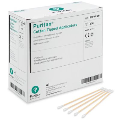 Cotton Tipped Applicators - Dual Tipped, 6" S-24715