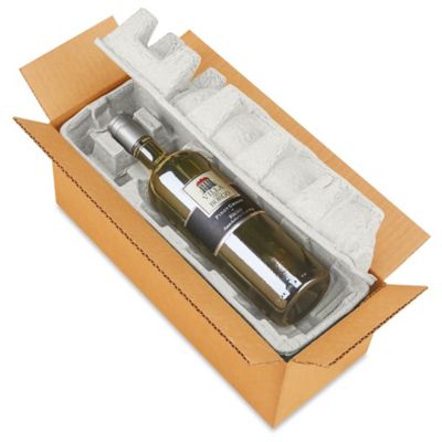 Champagne Bottle Shippers - 1 Bottle Pack S-6717 - Uline