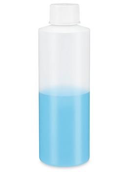Natural Cylinder Bottles - 6 oz, Standard Cap S-24720