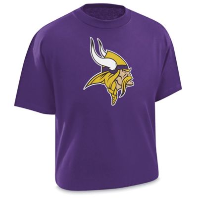 NFL Classic T Shirt Minnesota Vikings Large S 24721MIN L Uline