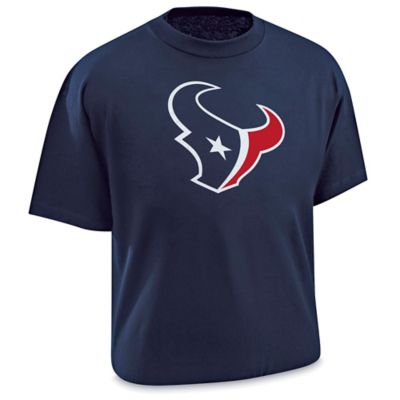 NFL T Shirt Houston Texans Medium S 24721TEX M Uline