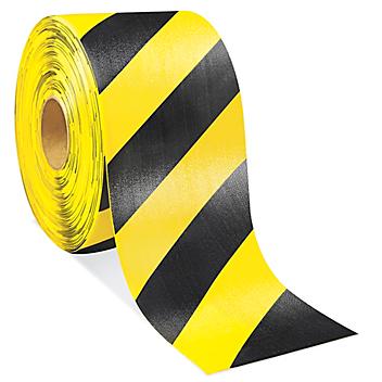 Mighty Line&reg; Deluxe Safety Tape - 6" x 100', Yellow/Black S-24725Y/B