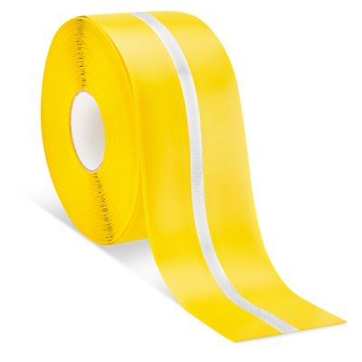 Cinta reflectante amarilla neón de seguridad autoadhesiva adhesiva de 26  pies / rollo de 0.4 in
