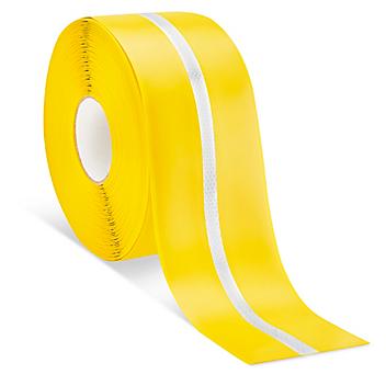 Mighty Line&reg; Reflective Deluxe Safety Tape - 4" x 75', Yellow/Reflective S-24727