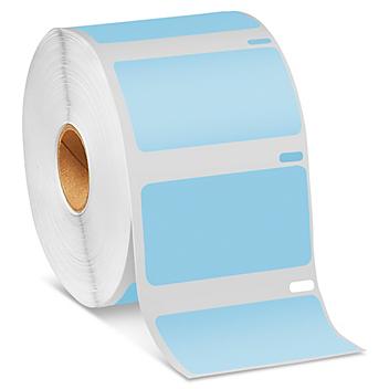 Uline Mini Printer Labels - Blue Paper, 2 1/4 x 1 1/4" S-24734BLU