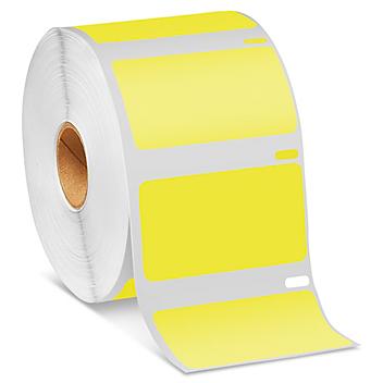 Uline Mini Printer Labels - Yellow Paper, 2 1/4 x 1 1/4" S-24734Y