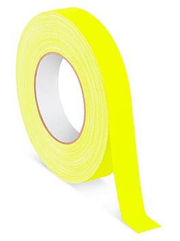 Gaffer's Tape - 1" x 50 yds, Fluorescent Yellow S-24747FY