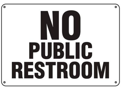 no-public-restroom-sign-plastic-s-24754p-uline