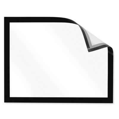 Magnetic Sign Holders - 8 1/2 x 11", Black S-24766BL