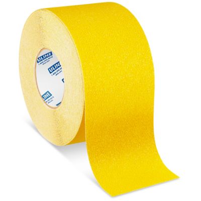 Uline Heavy Duty Anti-Slip Tape - 4" x 60', Yellow S-24771