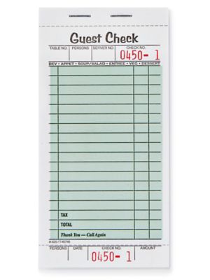 Guest Checks S-24817