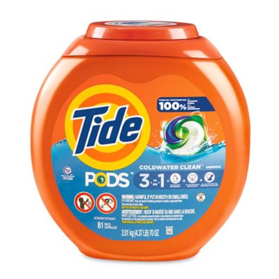 Tide® High Efficiency Pods® Laundry Detergent 81 count S24828 Uline