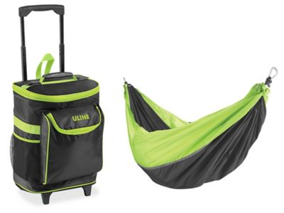 Cooler and Hammock Combo - Black/Lime S-24840BL