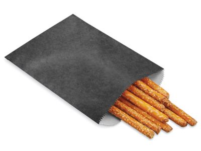 Deluxe Glassine Bags - 6 3/4 x 9 1/4", Black S-24867BL