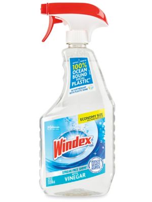 Windex Vinegar Glass Cleaner Refill - 68 oz Bottle - ULINE - S-24880
