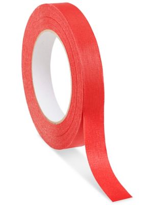 Masking Tape - 3/4 x 60 yds, Red S-2489R - Uline