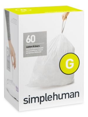 simplehuman Code G Custom Fit Drawstring Trash Bags in Dispenser