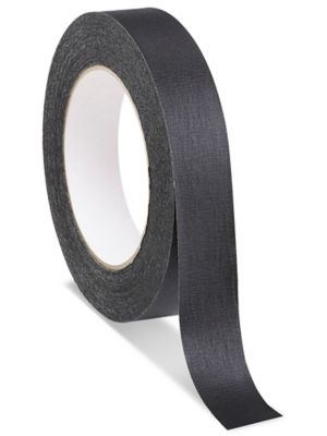 Cinta adhesiva negra, 1/2 x 60 yardas, 4.9 mil de espesor para