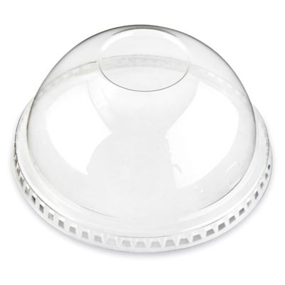 Uline Crystal Clear Plastic Lid - 16 & 24 oz, Dome S-22281 - Uline