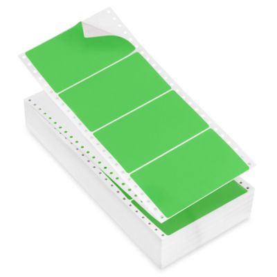 Uline – Étiquettes adhésives pour imprimantes à bandes Caroll – 5 x 2 15/16 po