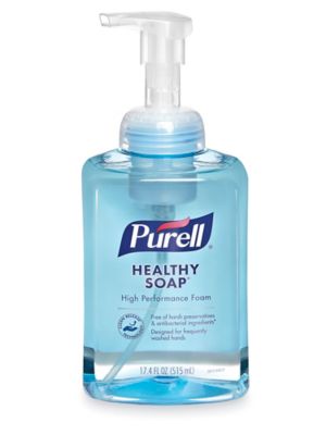 PURELL® CRT HEALTHY SOAP® ES4 High Performance Foam Refill - 40.6 fl oz  (1200 mL) - Push-Style Dispenser - Dirt Remover, Kill Germs - Hand, Skin -  Clear - Recycled - Dye-free - 2 / Carton - Thomas Business Center Inc