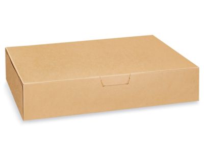 Caja cuadrada kraft modelo Orleans para pastas, pasteles y roscones –  Omipack