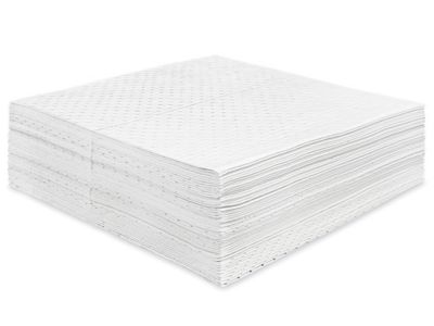 Universal Sorbent Pads - 15 x 19, Heavy S-7247 - Uline