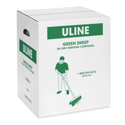 No Grit Green Sweep - 50 lb Box S-25014 - Uline