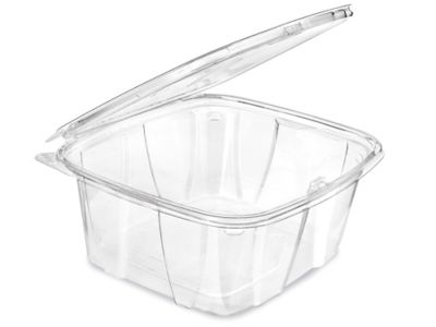 PTTESDC32, 32 Oz PET Clear Tamper Evident Square Deli Container, 500/CS