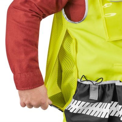 Class 2 Managers' Hi-Vis Safety Vest - Lime, Large S-25057G-L - ULINE