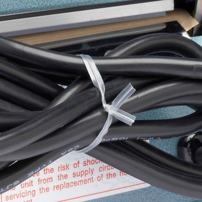 Plastic Pre-Cut Twist Ties - 6", Clear S-2505C