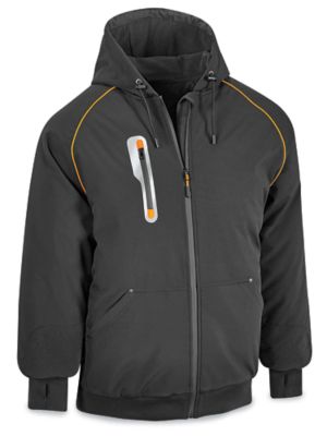 Hi-Vis Polar Soft Shell Jacket - Black, 3XL S-25074BL-3X