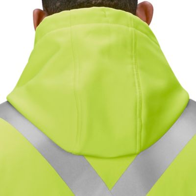Class 3 Hi-Vis Polar Soft Shell Jacket - Lime, Large S-25074G-L