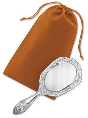 Velvet Pouches - 6 x 10", Brown S-25097BR