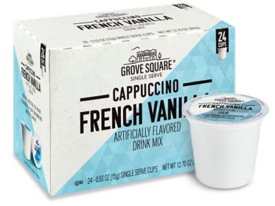 Dosettes de cappuccino – Vanille française S-25098 - Uline