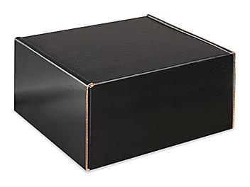 Glamour Boxes - 6 x 6 x 3", Black S-25100BL
