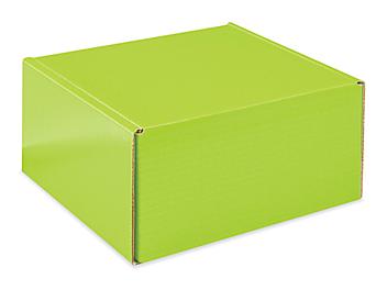 Glamour Boxes - 6 x 6 x 3", Lime S-25100LIME