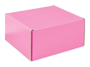 Glamour Boxes - 6 x 6 x 3", Pink S-25100P