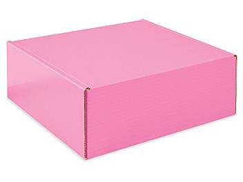Glamour Boxes - 8 x 8 x 3", Pink S-25101P