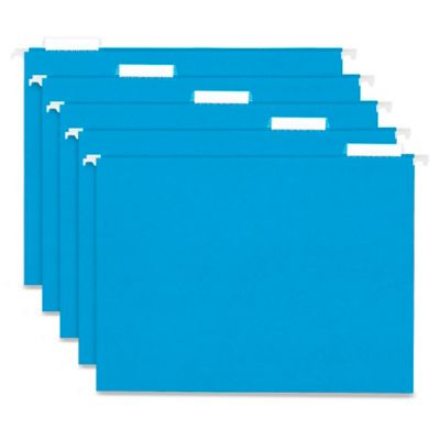 Hanging File Folders - Letter, Blue S-25107