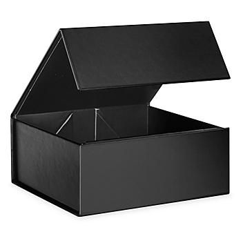 Magnetic Gift Boxes - Matte, 3 5/8 x 3 1/2 x 1 1/2", Black S-25111BL