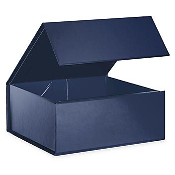 Magnetic Gift Boxes - Matte, 3 5/8 x 3 1/2 x 1 1/2", Navy S-25111NB