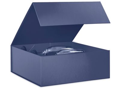 Magnetic Gift Boxes - Matte, 10 x 10 x 4 1/2, Black S-24512BL - Uline