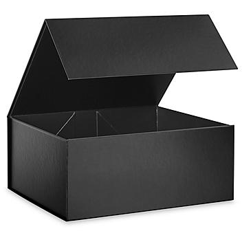 Magnetic Gift Boxes - Matte, 13 x 10 3/4 x 5 1/2", Black S-25113BL
