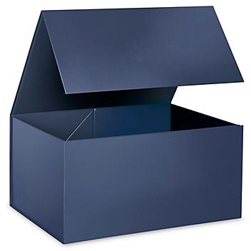 Magnetic Gift Boxes - Matte, 16 x 12 x 8", Navy S-25114NB