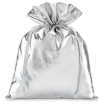 Jumbo Gift Bags - 12 x 16", Silver S-25116SIL