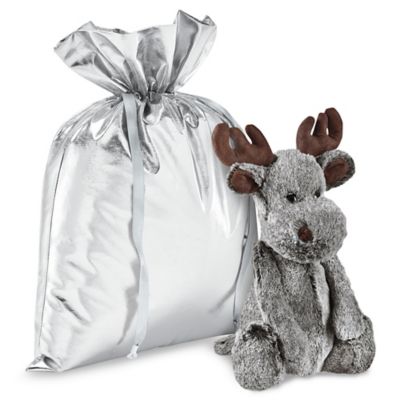 Jumbo Gift Bags - 12 x 16, Silver